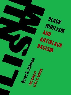 cover image of Black Nihilism and Antiblack Racism
